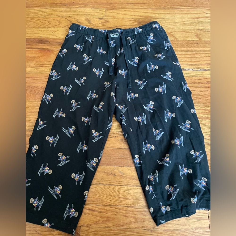 Ralph Lauren Polo Ski Bear Print Pajama Bottoms